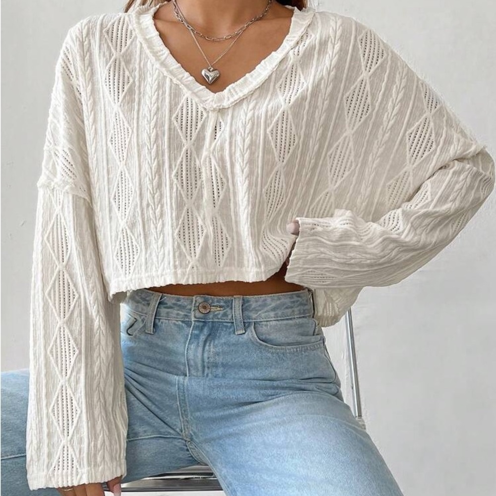 shein crop long sleeve